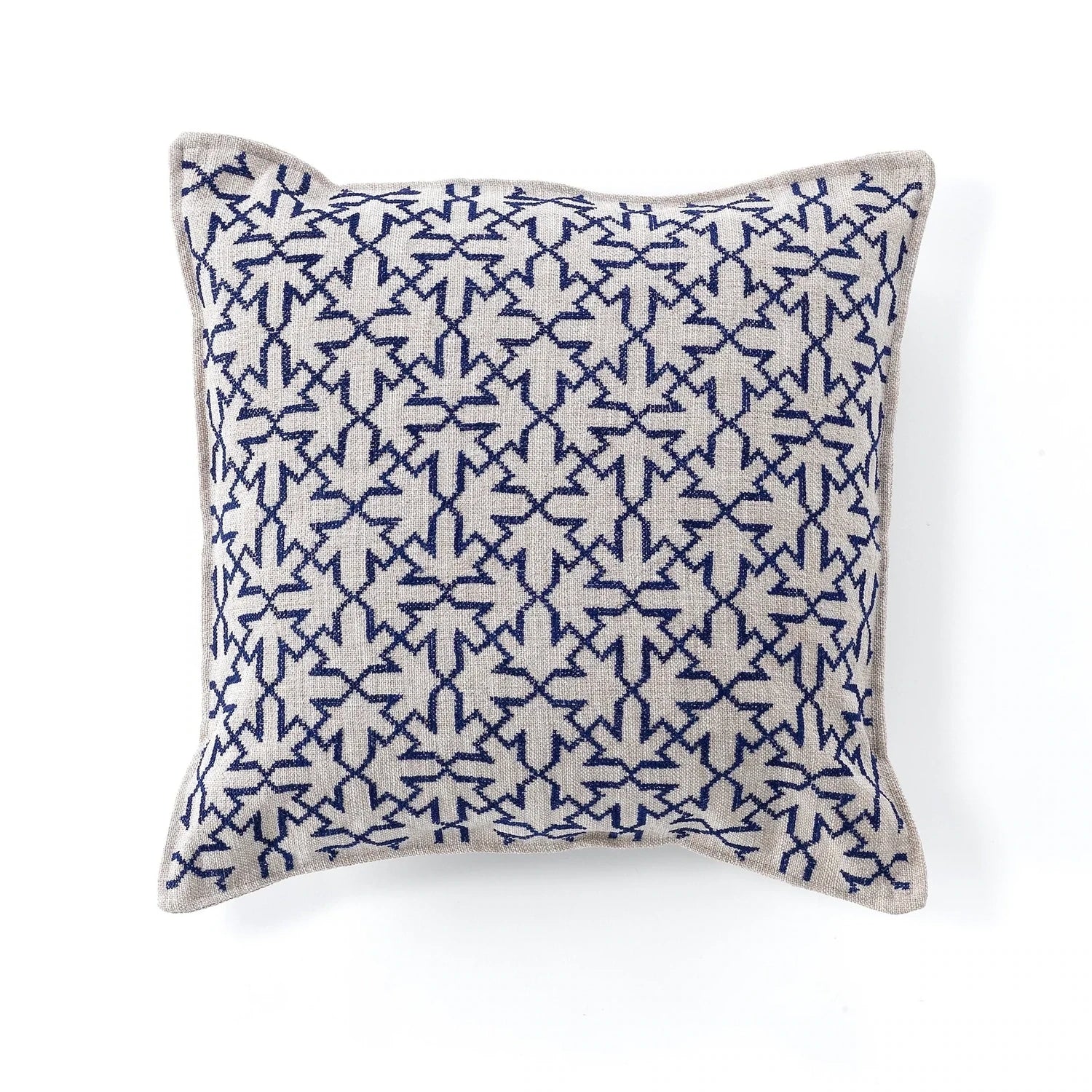 LINEN & COTTON CUSHION COVER SULTAN HAN® - NAVY