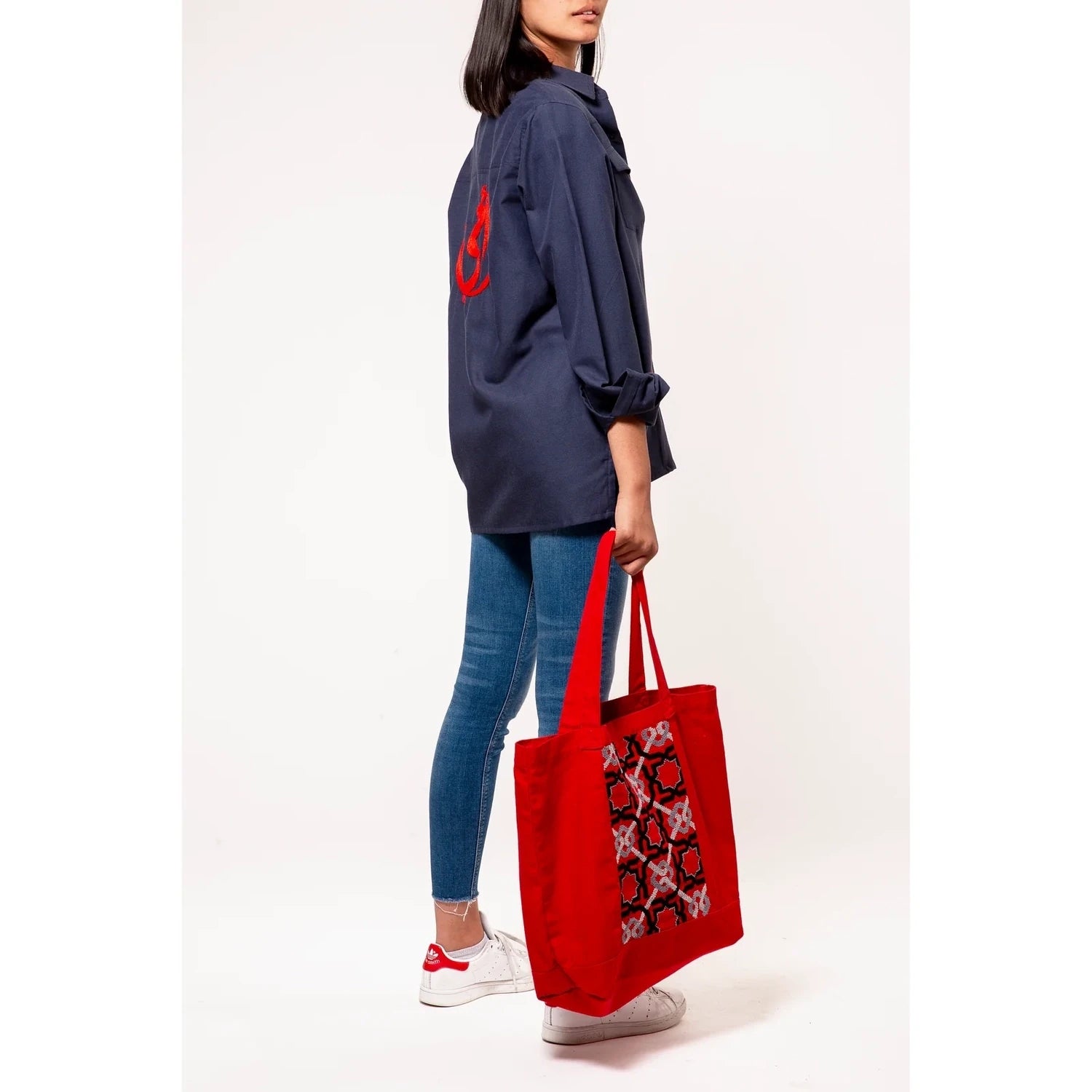 RED CANVAS BAG