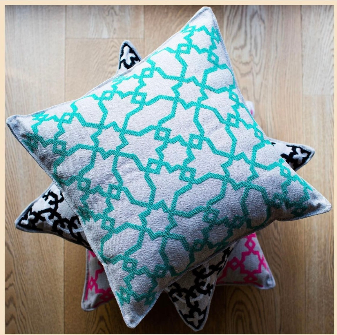 LINEN & COTTON CUSHION COVER KOUTUBIA®