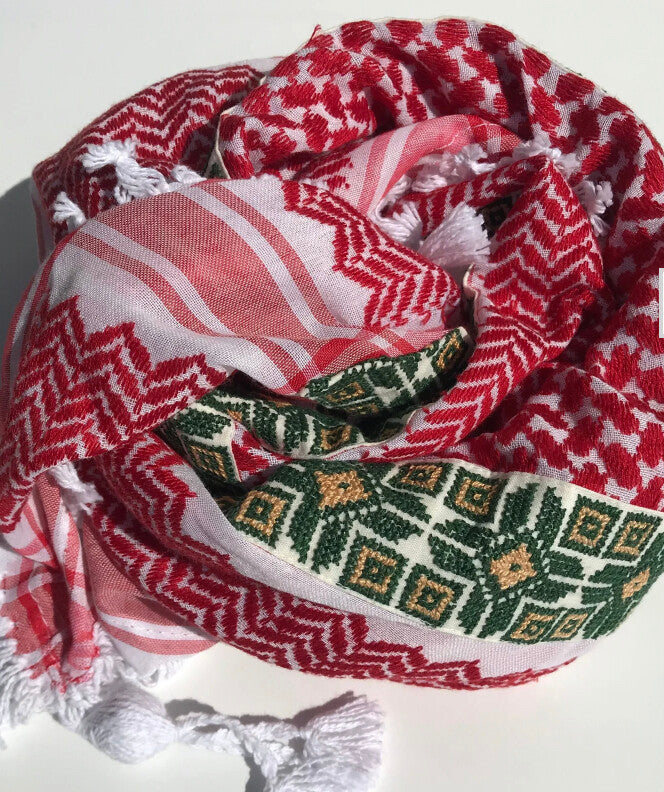 KEFFIYEH - LINDA RED