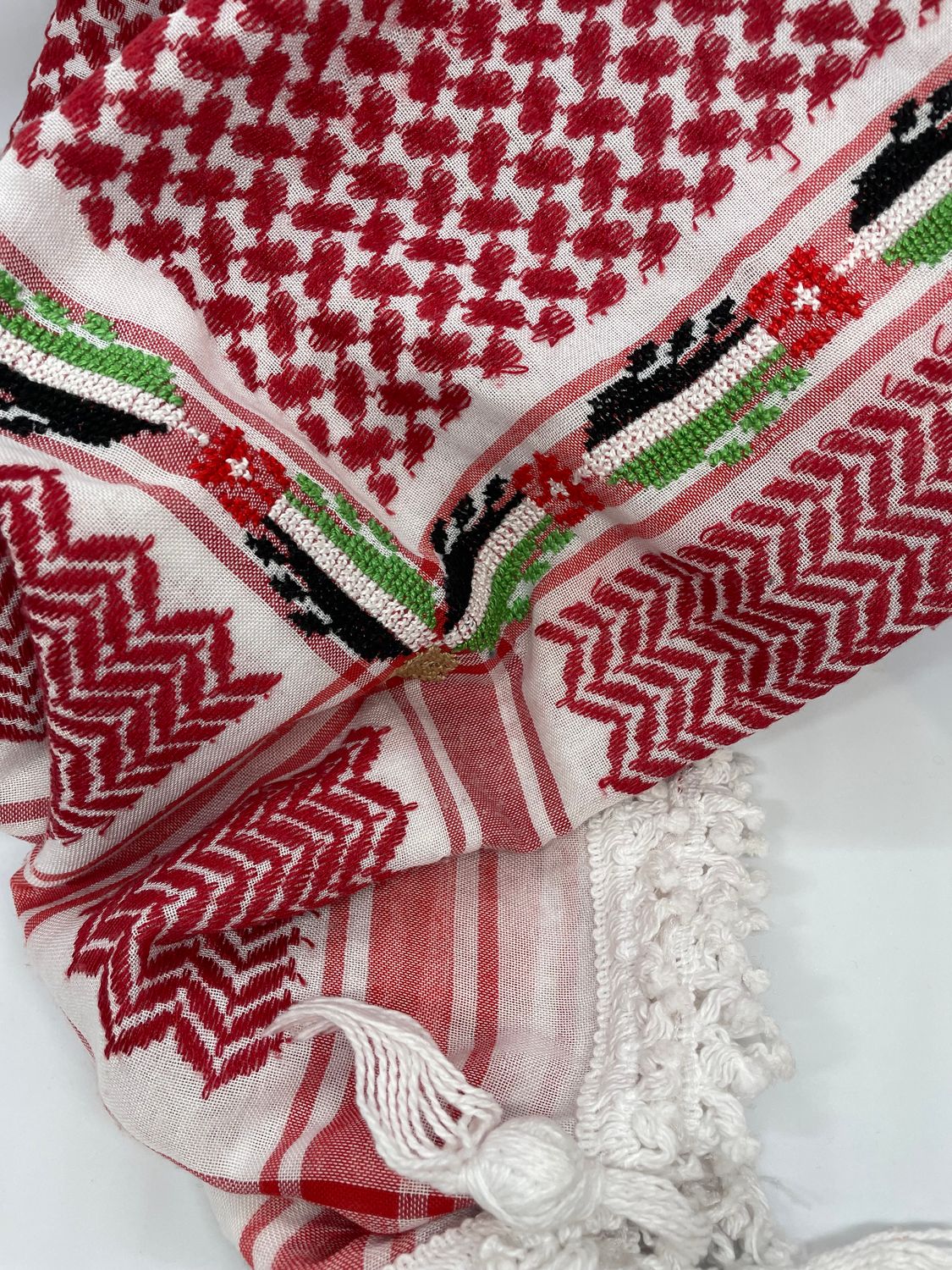 KEFFIYEH - RED - Jordan Flag