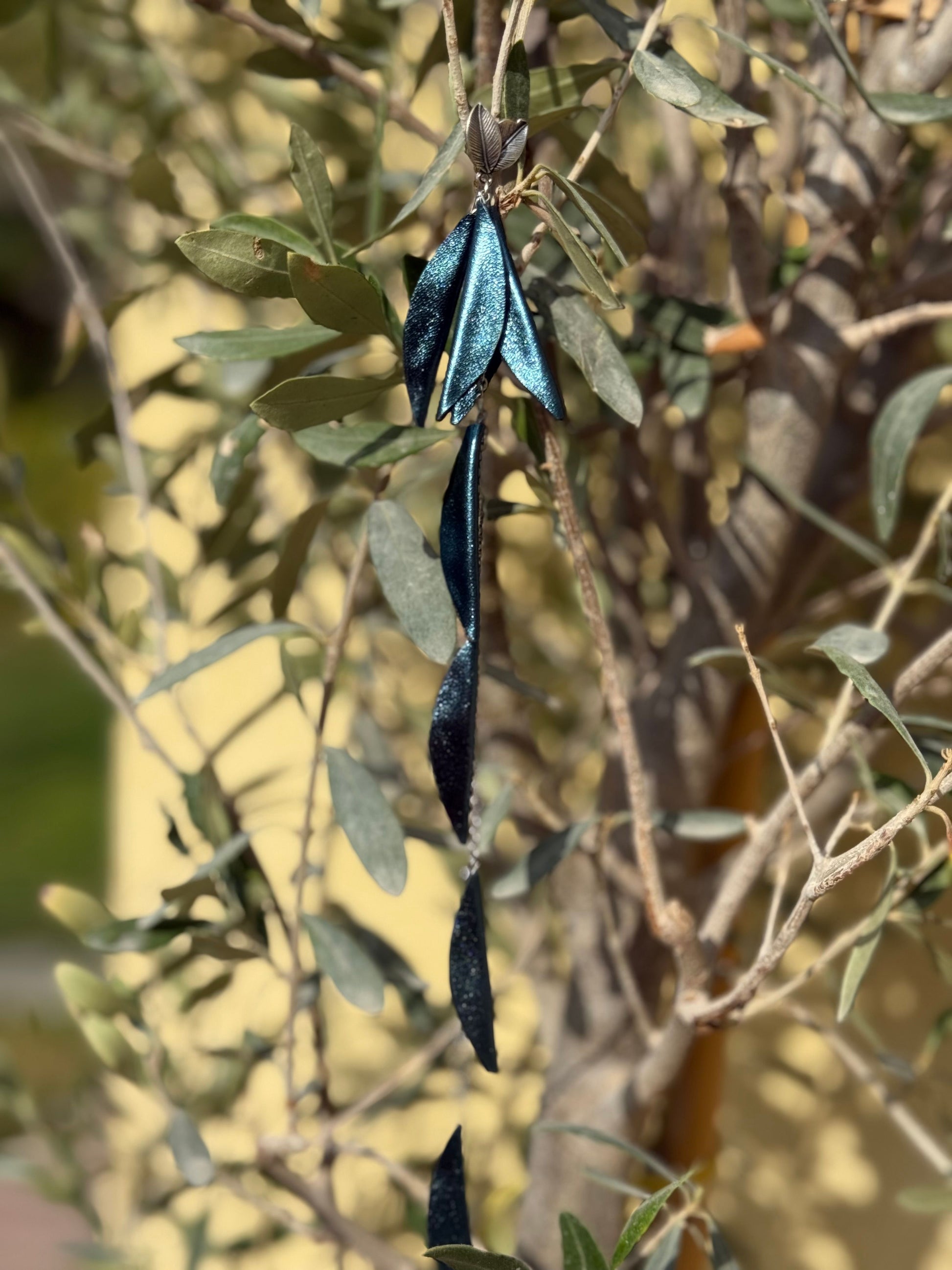 Olive Leaves Earring