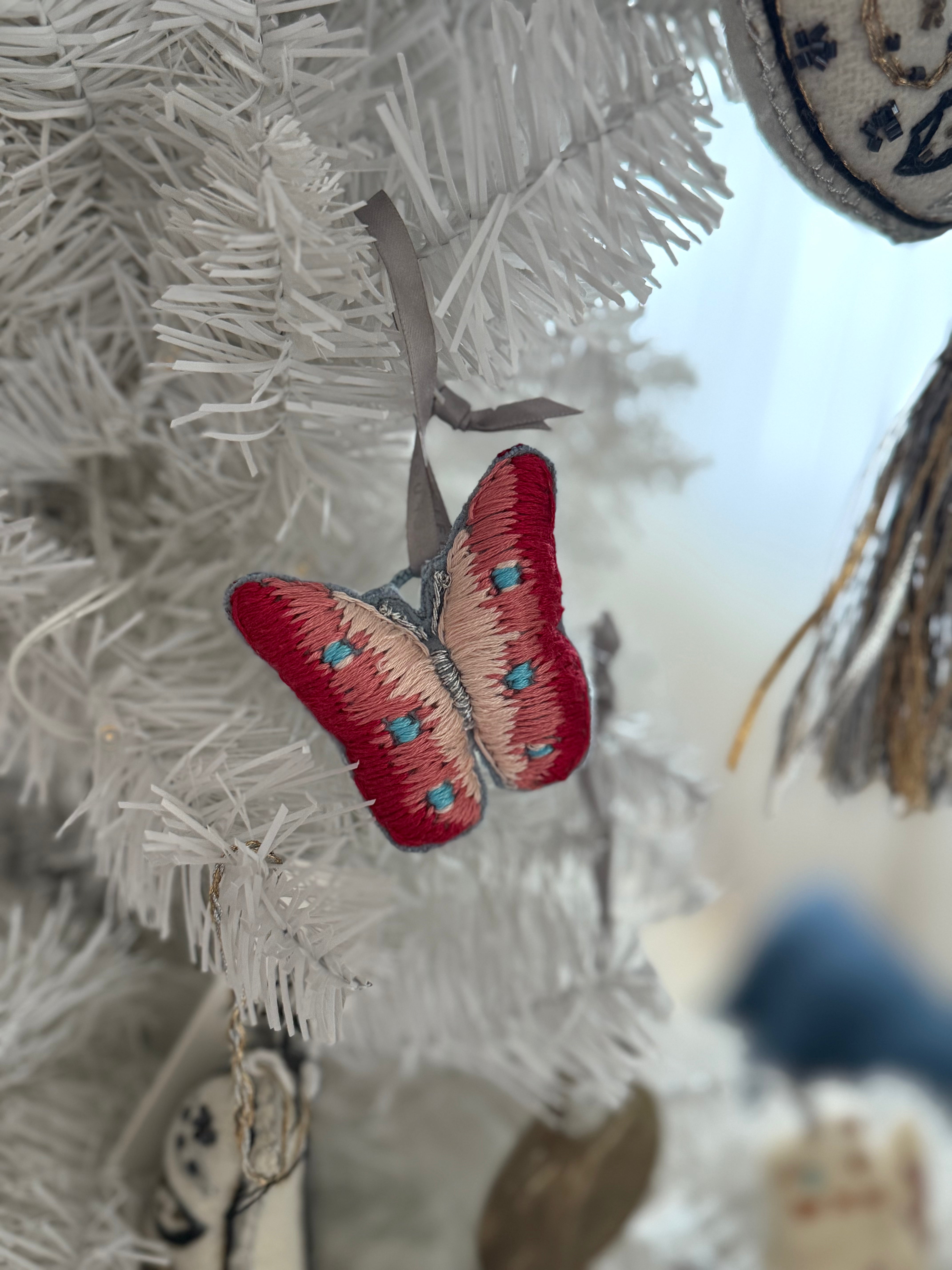 Vibrant Butterfly Ornament