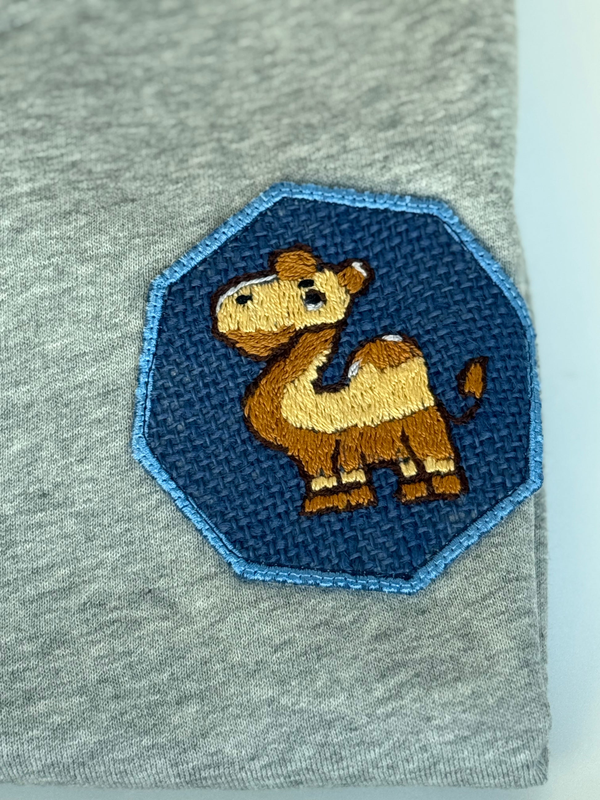 Kids Hand Embroidered Sweatshirt - Grey