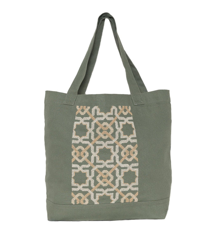 KHAKI CANVAS BAG