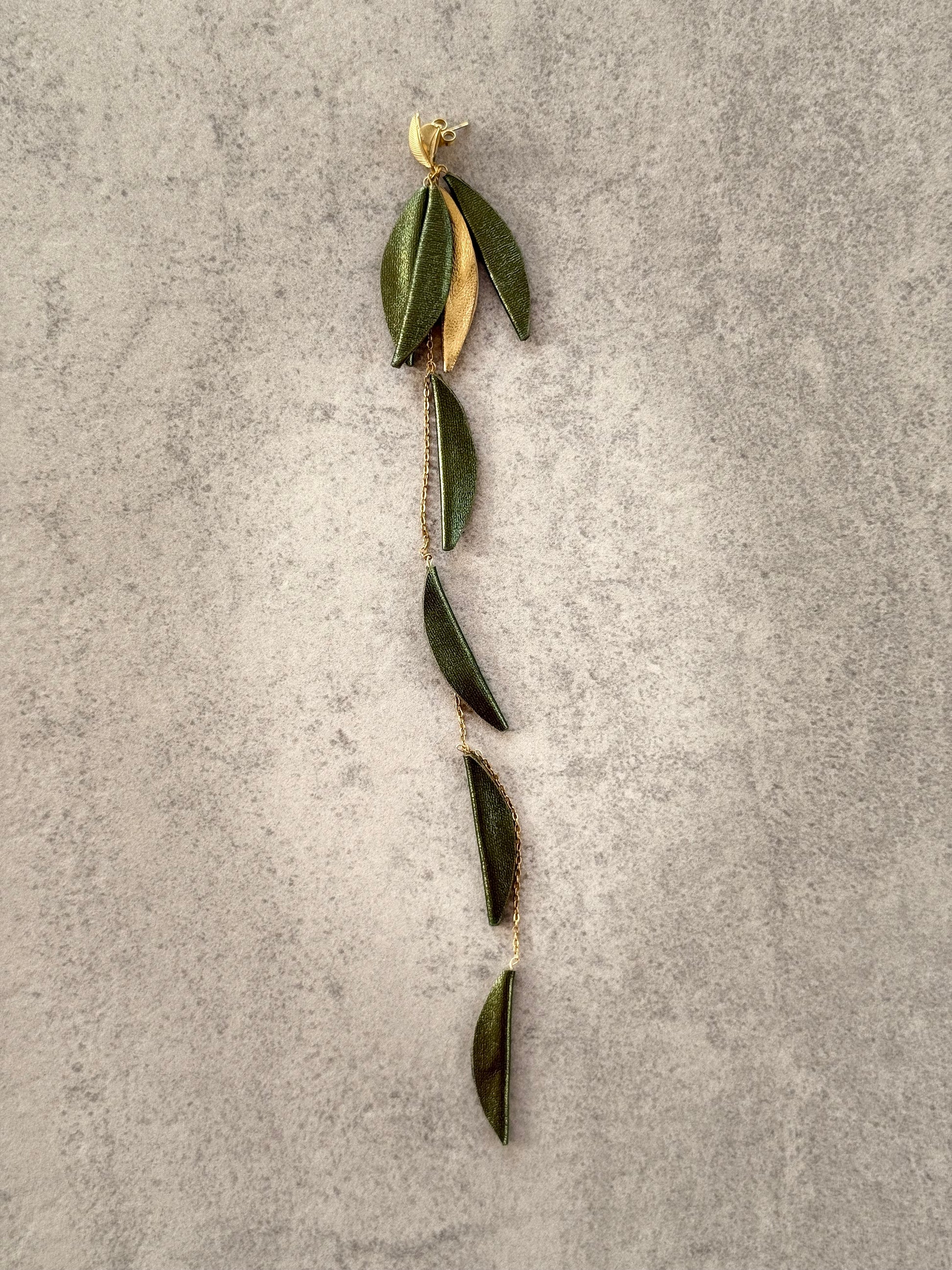 Olive Leaves Earring