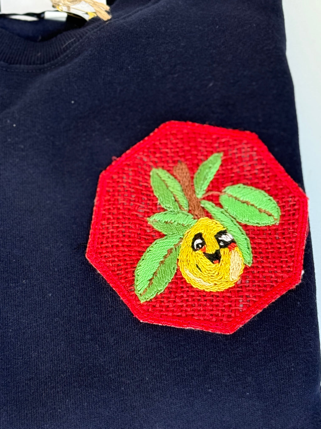 Kids Hand embroidered Sweatshirt - Navy