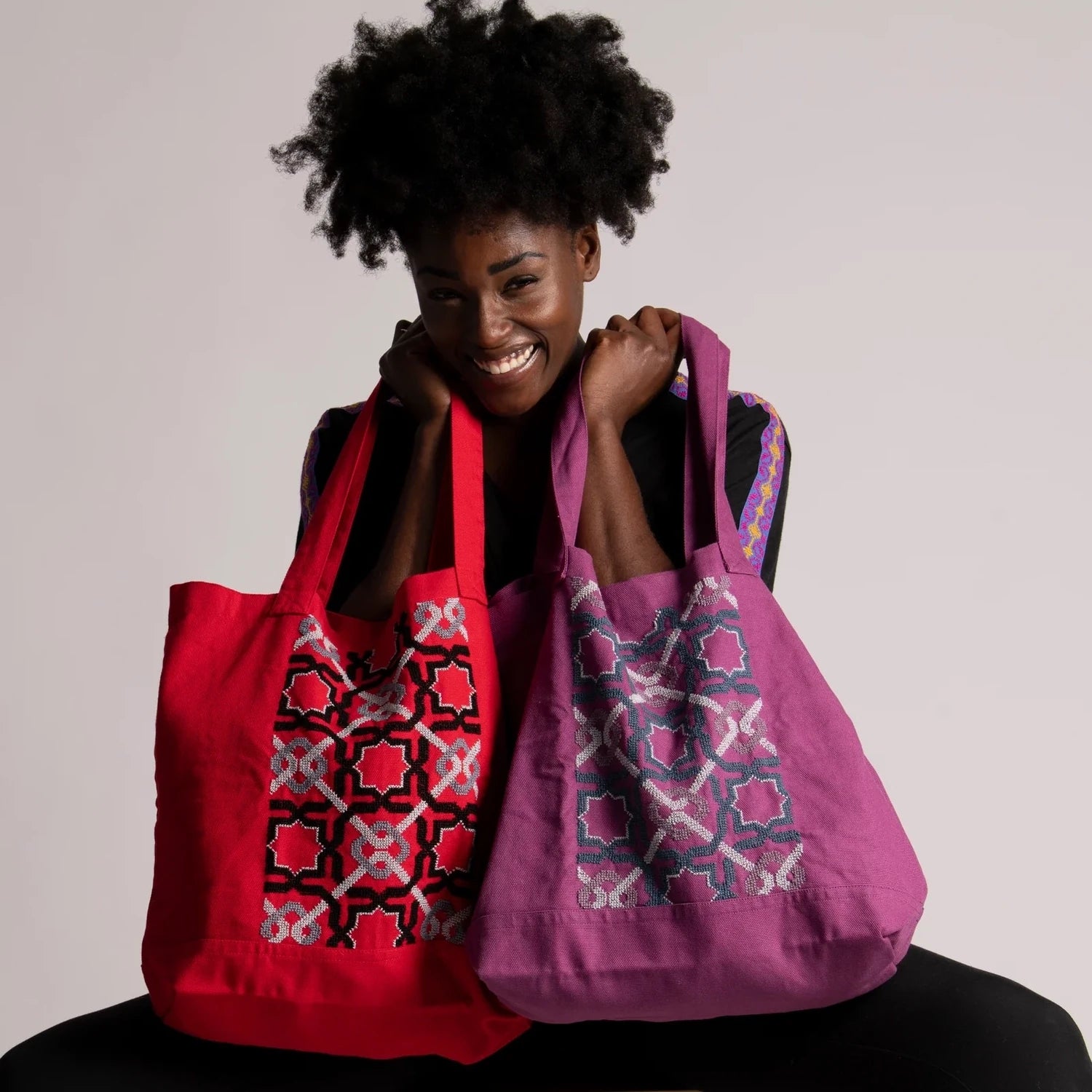 RED CANVAS BAG