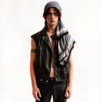 KEFFIYEH - 4 SHADES ON GREY