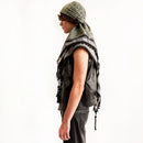 KEFFIYEH - 4 SHADES ON GREY