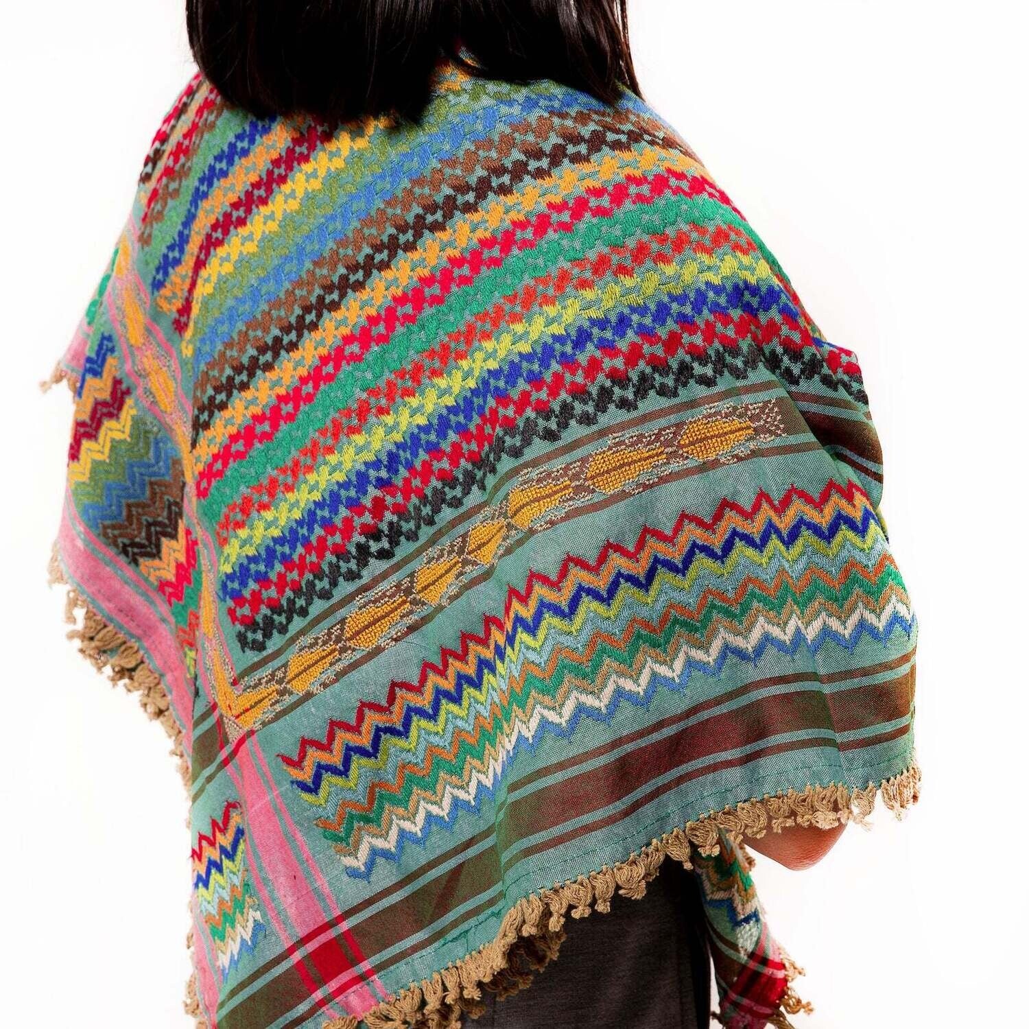 MULTICOLOR KEFFIYEH