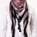 KEFFIYEH - 4 SHADES ON GREY