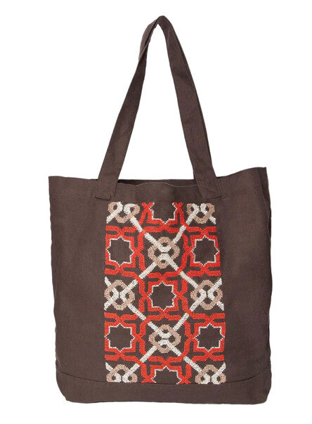 BROWN CANVAS BAG