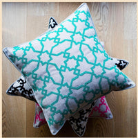 غطاء وسادة من الكتان والقطن KOUTUBIA®