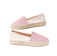 Linen Espadrilles- Beehive Pink