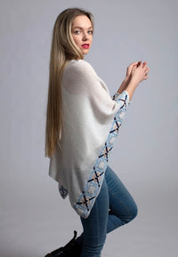ALABASTER CASHMERE PONCHO
