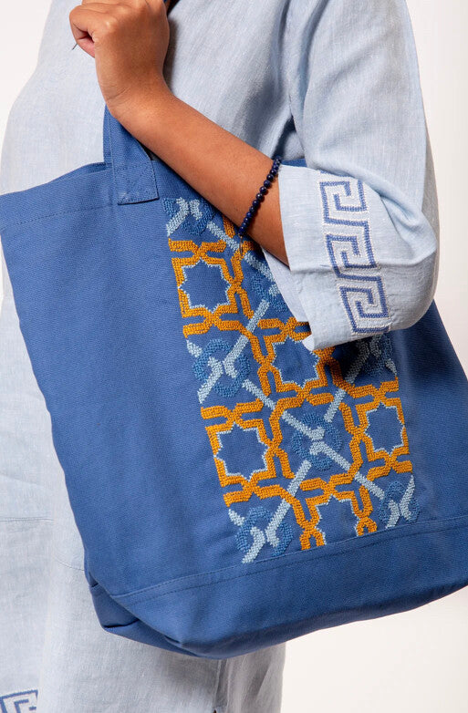 BLUE CANVAS BAG