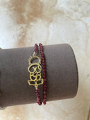 Handala Gold Bracelet - Stone