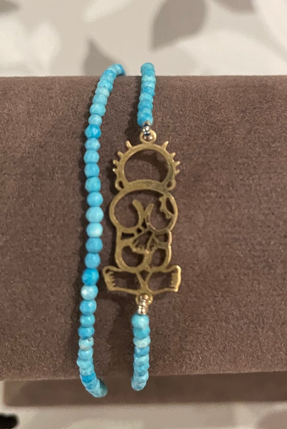 Handala Gold Bracelet - Stone