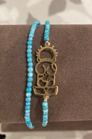 Handala Gold Bracelet - Stone