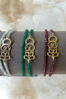 Handala Gold Bracelet - Stone