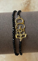 Handala Gold Bracelet - Stone