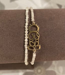 Handala Gold Bracelet - Stone