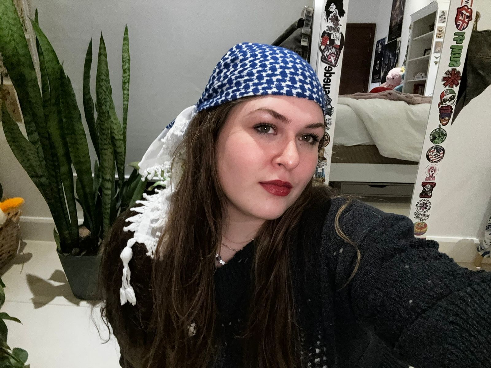 MINI HANA ROSE KEFFIYEH