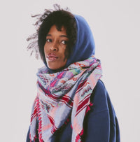 MULTICOLORED COTTON KEFFIYEH