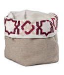 سلة خبز الكتان