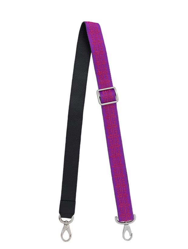 LEATHER BAG STRAP - HAND EMBROIDERED