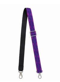 LEATHER BAG STRAP - HAND EMBROIDERED