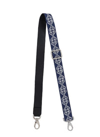 LEATHER BAG STRAP - HAND EMBROIDERED