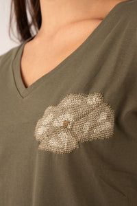 T-SHIRT - Poppy Flower