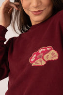 Sweatshirt - Poppy Flower