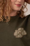 Sweatshirt - Poppy Flower