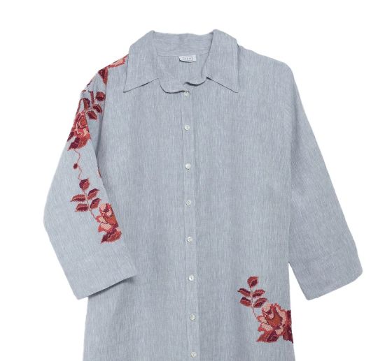 GREY LINEN SHIRT
