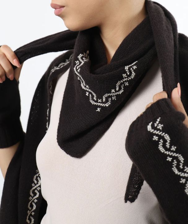 CASHMERE MINI TRIANGLE SCARF