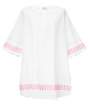 ESMERALDA | WHITE SHORT COTTON DRESS