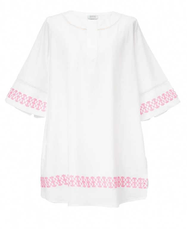 ESMERALDA | WHITE SHORT COTTON DRESS