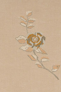 BEIGE LINEN SHAWL IBRAHIM & HANA ROSE