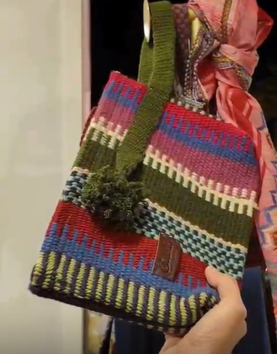 Handwoven Wrist Pouch