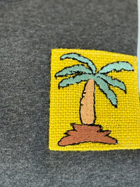 Kids Hand Embroidered Sweatshirt - Anthracite