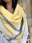 COTTON KEFFIYEH - YELLOW