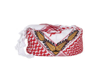 COTTON KEFFIYEH - RED - FLAME