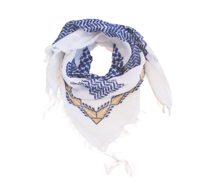 Keffiyeh MINI BLUE Cotton