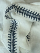 WHITE LINEN SHAWL MARY MAGDALENE
