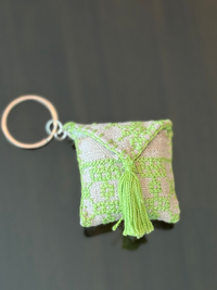 Hand-Embroidered Keychains
