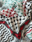 KEFFIYEH PALESTINIAN FLAG Cotton