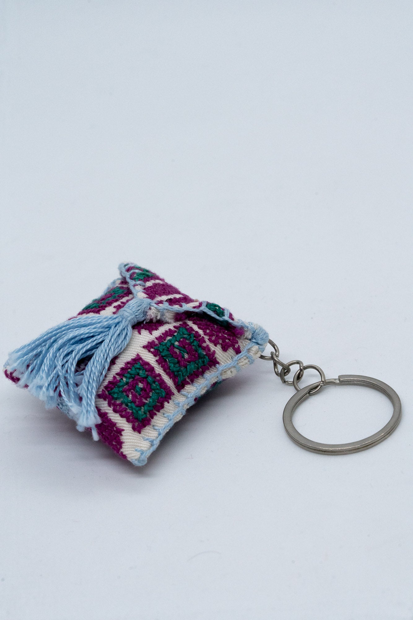 Hand-Embroidered Keychains